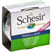 Agras Schesir Nature Puppy Chicken Fillet with Aloe Храна за малки кученца с пилешко филе и алое в желе 150 гр